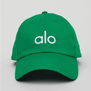 Alo Yoga Off Duty Cap green/white NWT unisex
